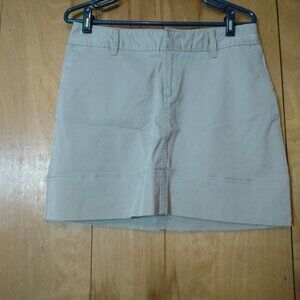 MERONA WOMEN'S SIZE 6 BEIGE PENCIL SKIRT WITH POCKETS  RN17730 NEUTRAL CLASSIC